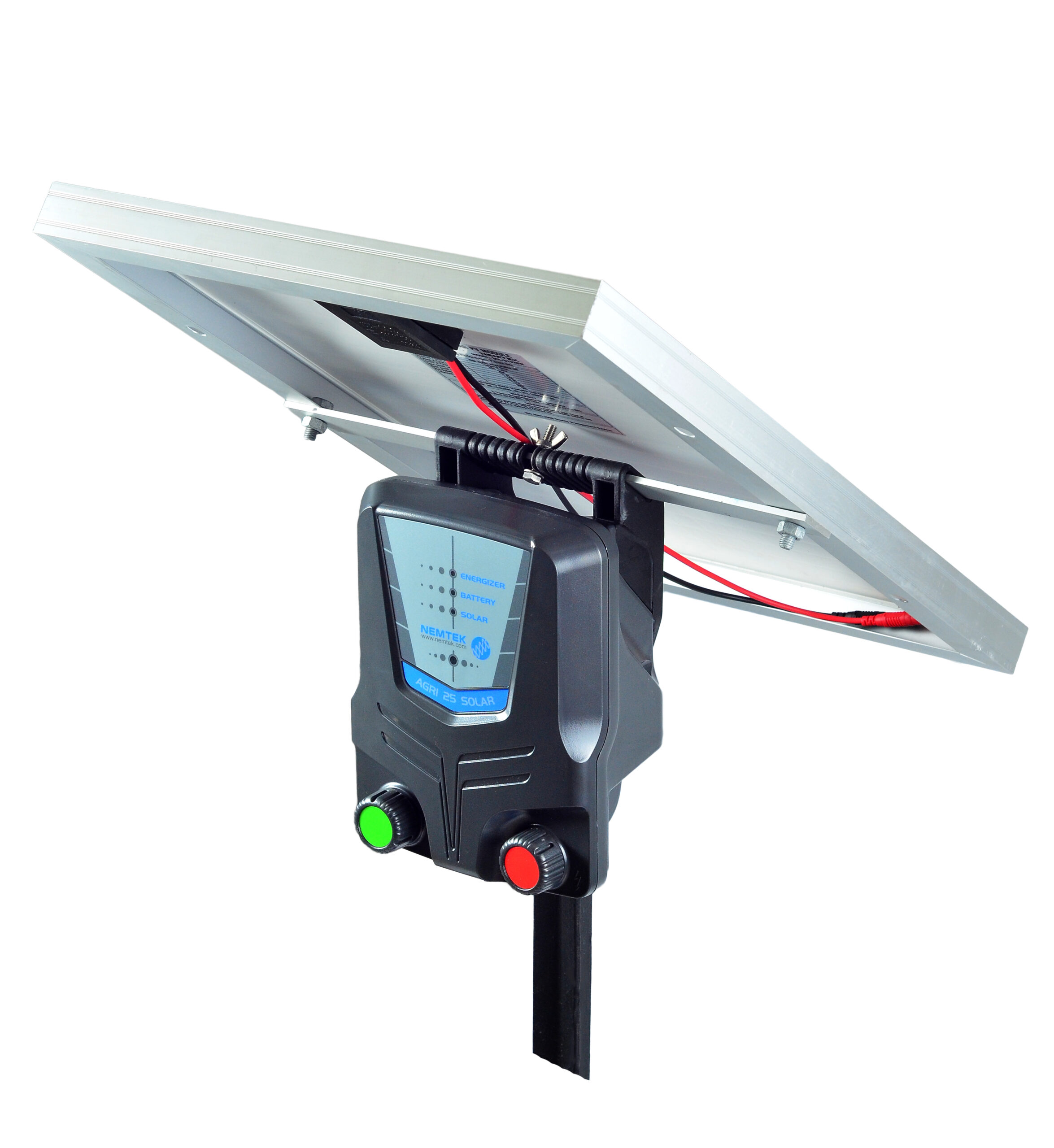 Agri 25km Portable Solar Energizer with Battery - Image 2